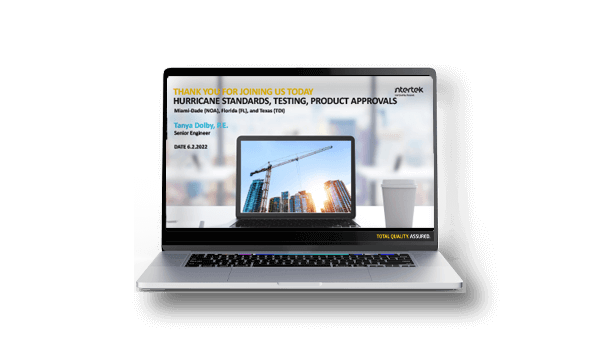 Hurricane Standards, Testing, and Product Approvals | Webinar