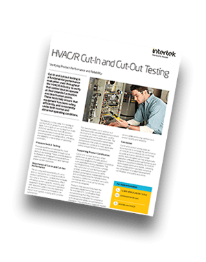 HVAC/R: Cut-in, Cut-out Performance Testing | Fact Sheet
