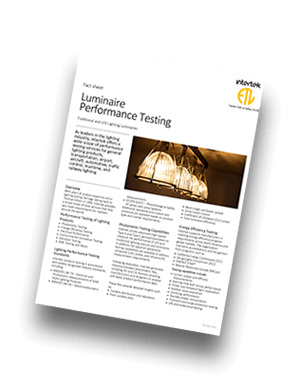 Luminaire Performance Testing & Compliance Considerations | Fact Sheet