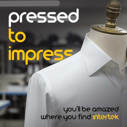 A dress shirt on department store mount
